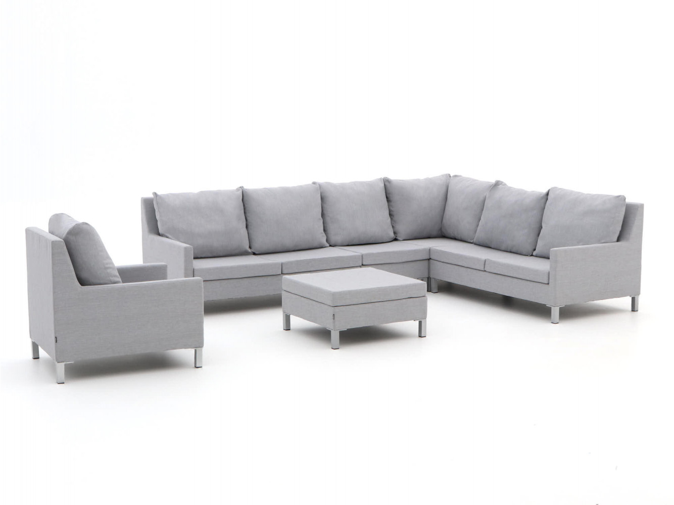 stoffen loungeset voor buiten