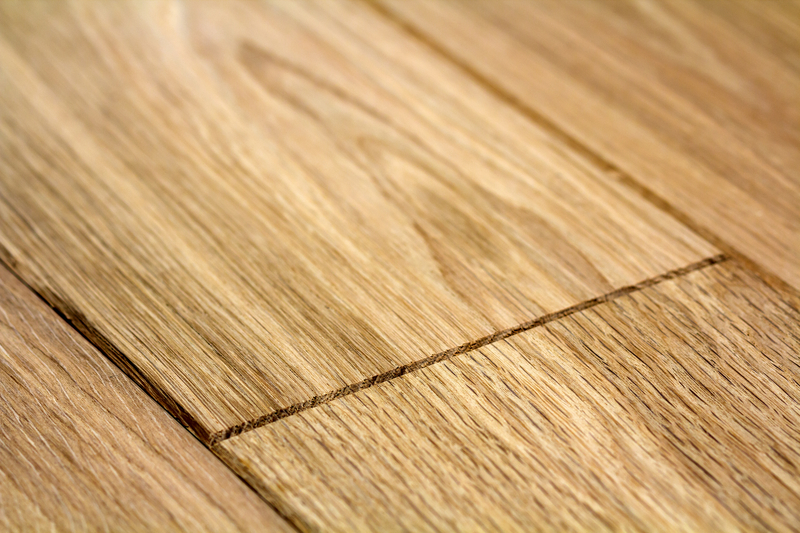 houten vloer met vloerverwarming