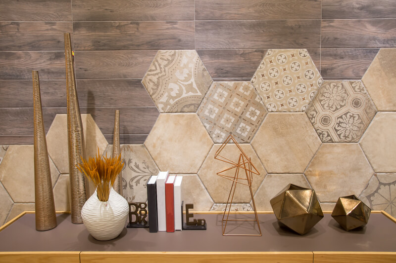matte hexagontegels