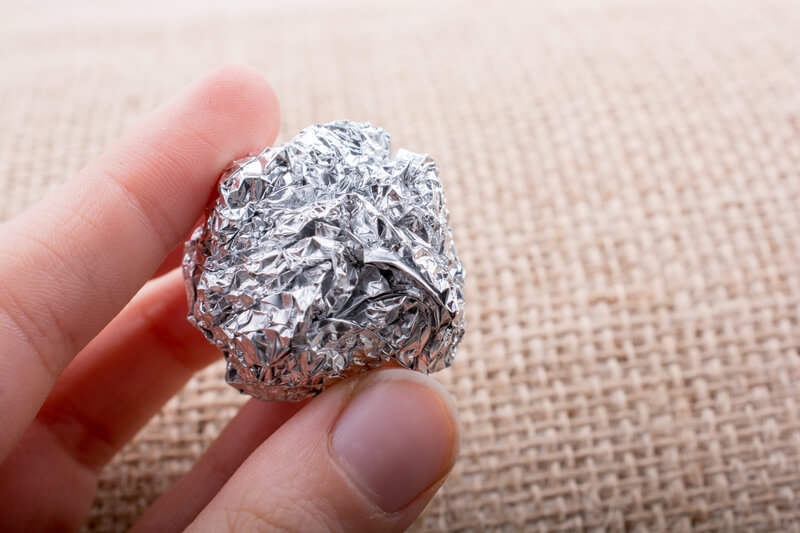 aluminiumfolie gebruiken