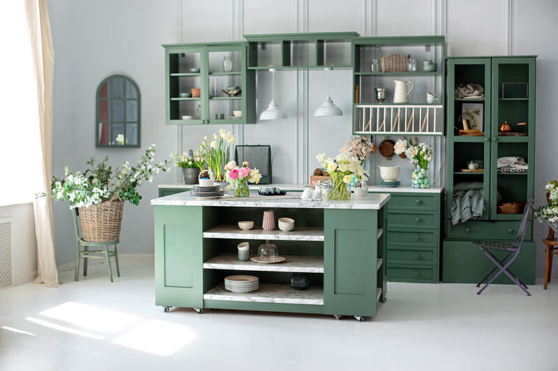 Dit zijn trendy kleuren voor in de keuken