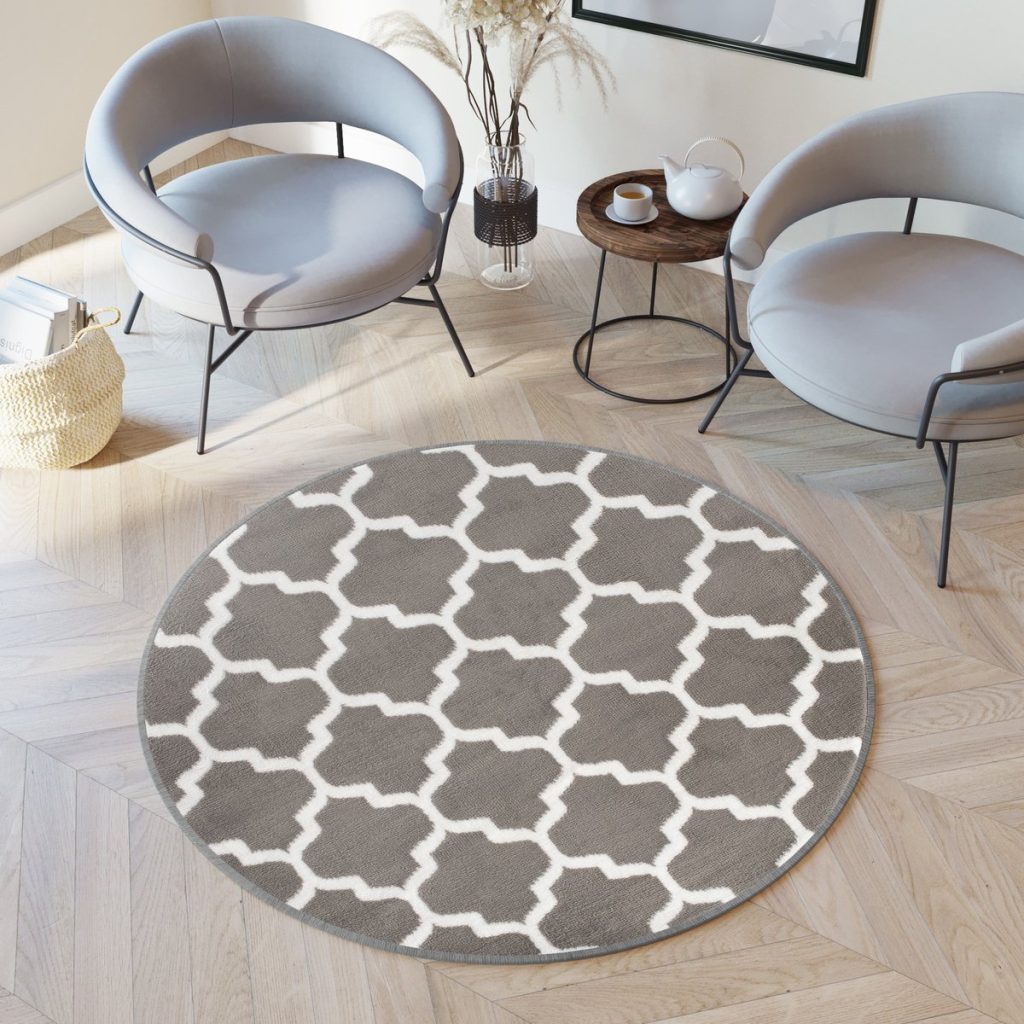 Tapiso Luxury Rond Vloerkleed