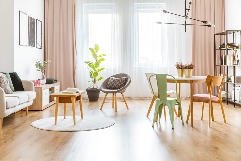 een rond vloerkleed kiezen