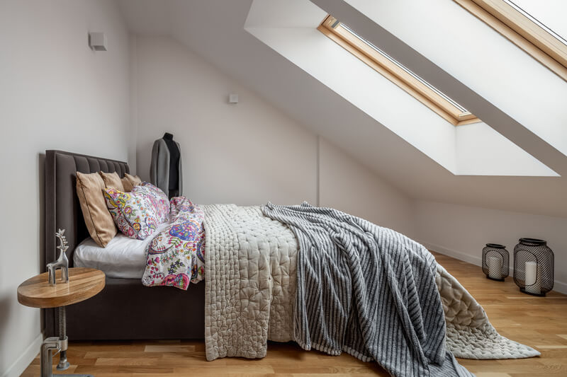 Slaapkamer op zolder