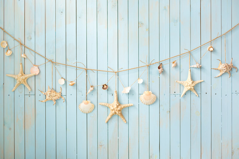 een zomers interieur