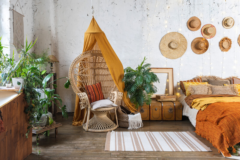 Wat is een bohemian interieur en hoe creëer je dit