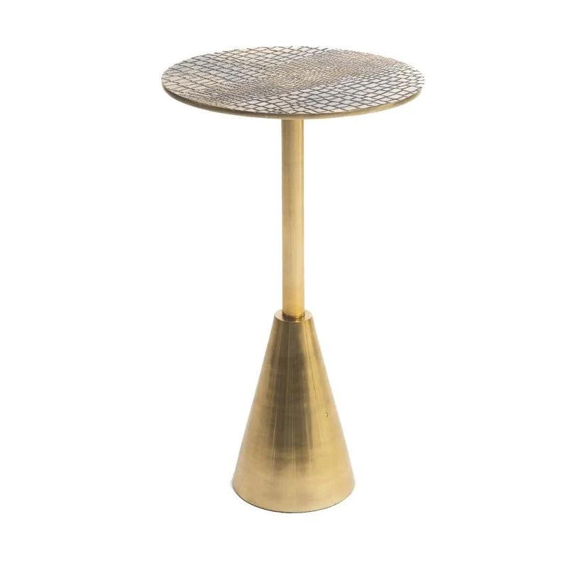 CROCO BIJZETTAFEL GOUD BRONS