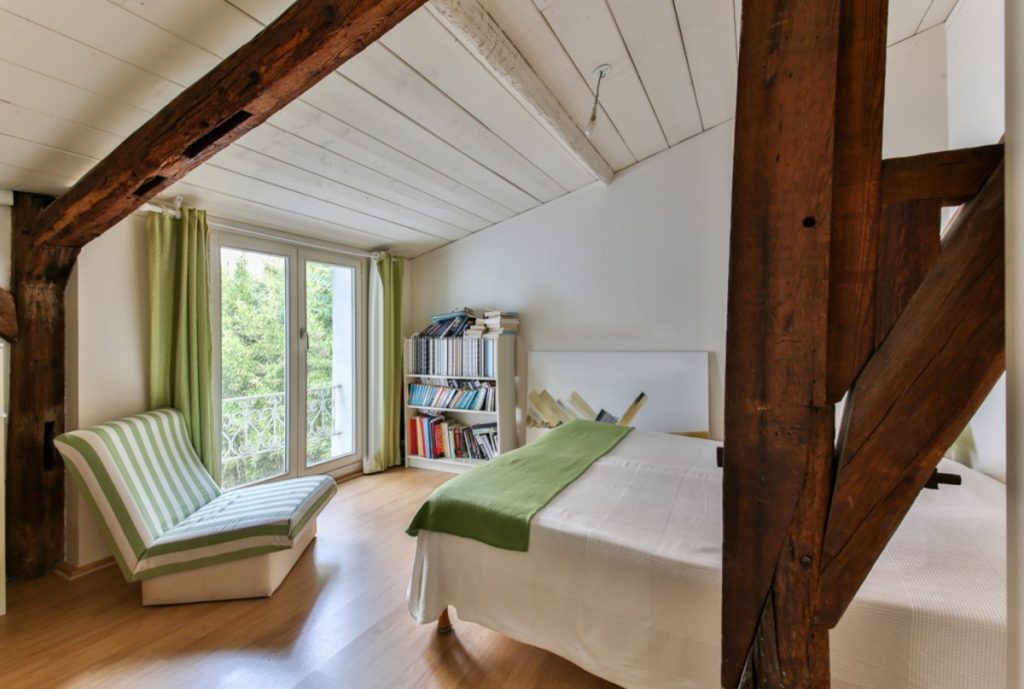 slaapkamer schuin dak